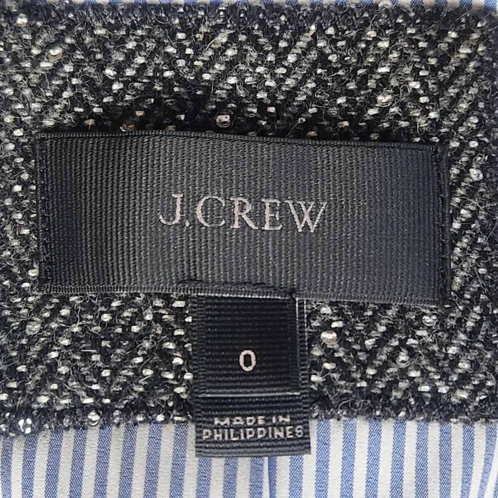 NWOT Sparkle Sequin Campbell Donegal Blazer Herringbone - Picture 7 of 12